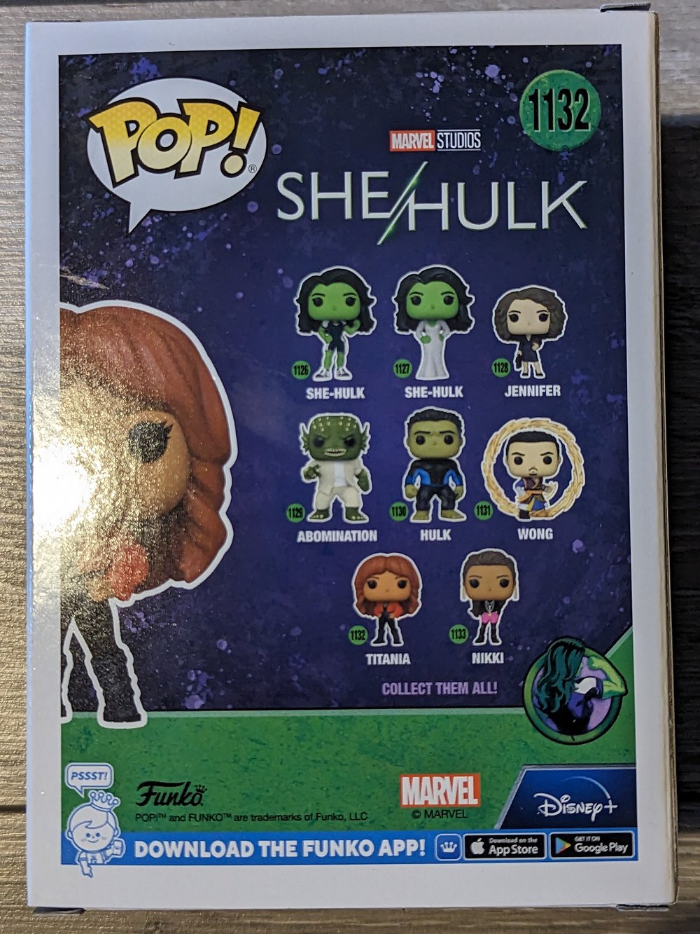 Jameela Jamil She Hulk Titania Signed Funko Pop