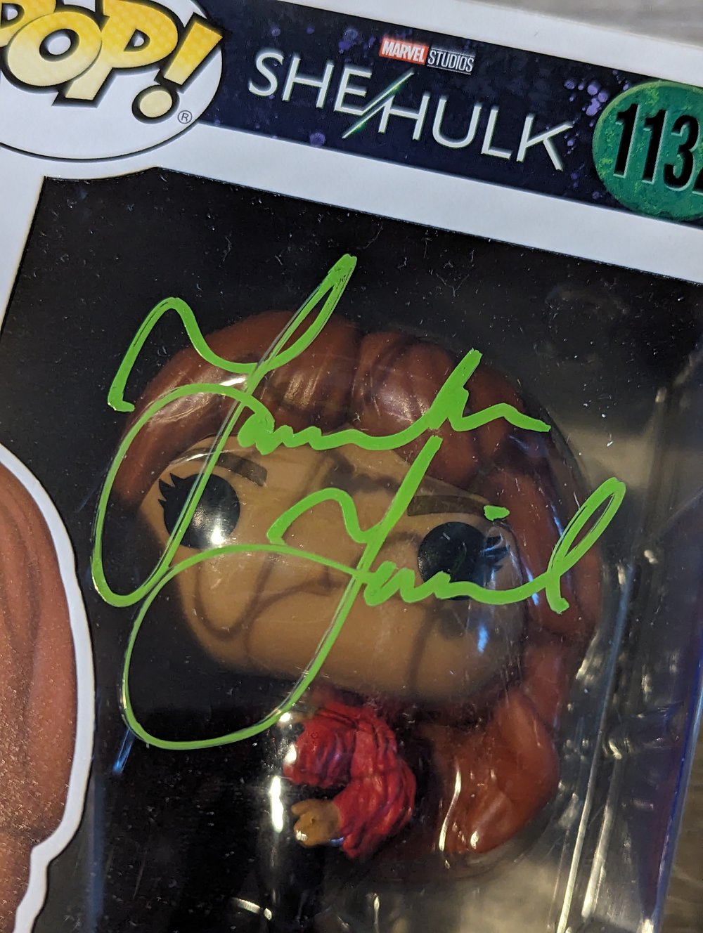 Jameela Jamil She Hulk Titania Signed Funko Pop
