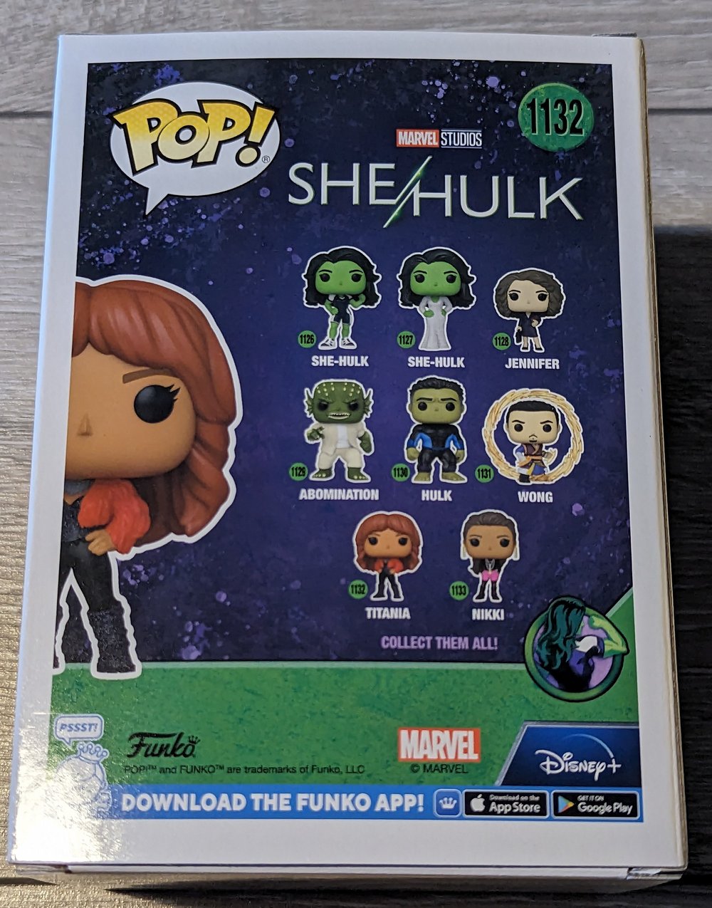 She Hulk Jameela Jamil Signed Titania Funko Pop