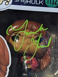 Image 5 of She Hulk Jameela Jamil Signed Titania Funko Pop 