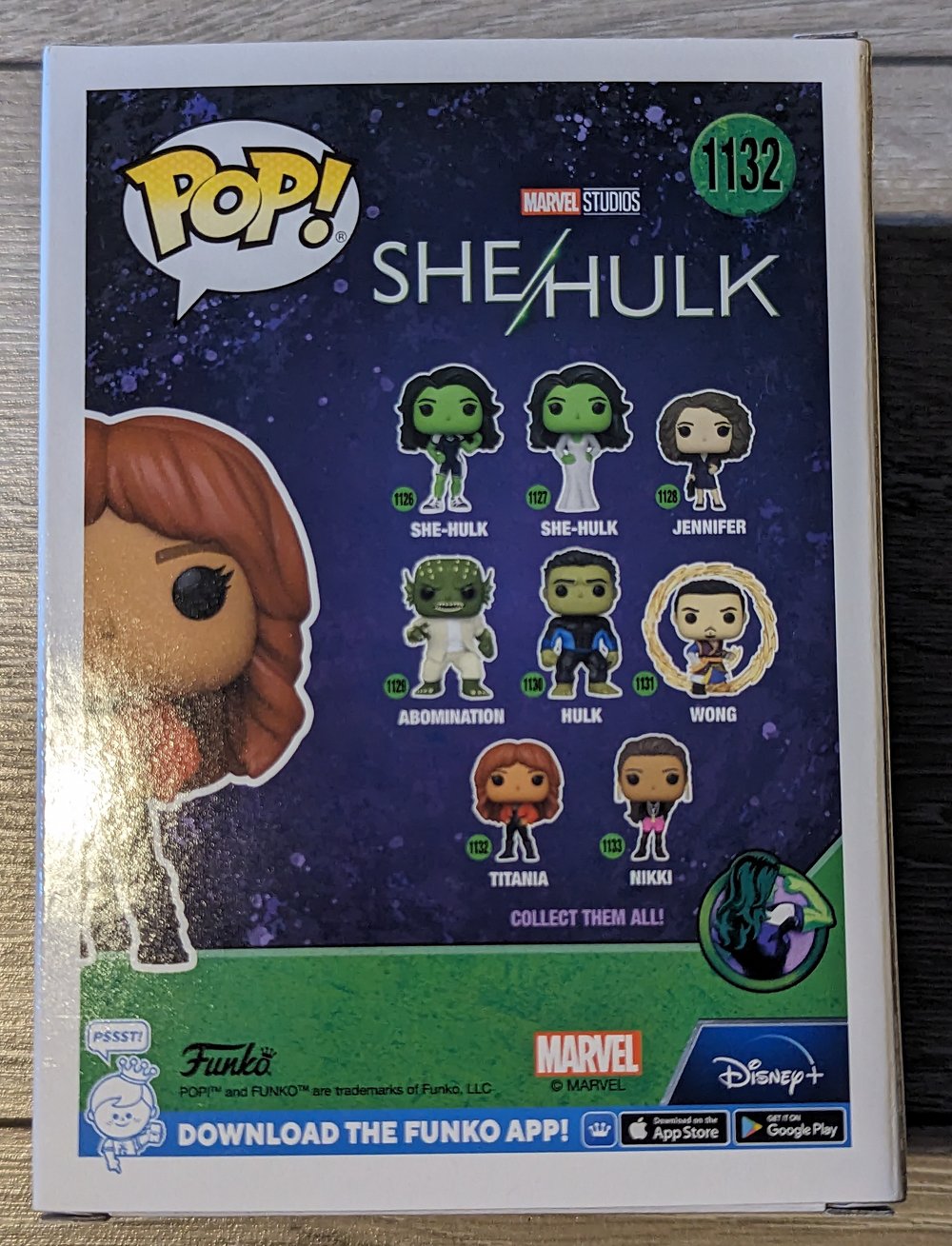 Jameela Jamil Titania She Hulk Signed Funko Pop