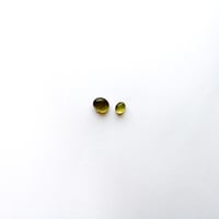 Image 1 of Asymmetric Chardonnay Stud Earrings