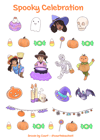 Spooky Sticker Sheet