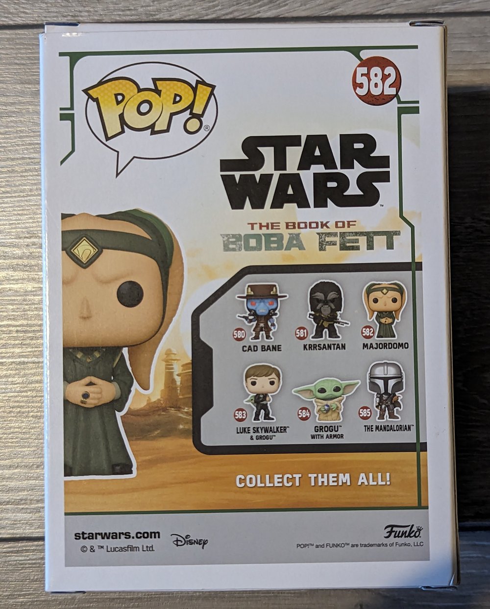 David Pasquesi Signed Majordomo StarWars Funko Pop