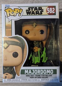 Image 1 of Star Wars David Pasquesi Majordomo Signed Funko Pop 