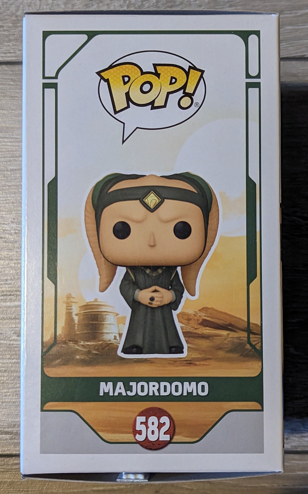 David Pasquesi Majordomo Star Wars Signed Funko Pop