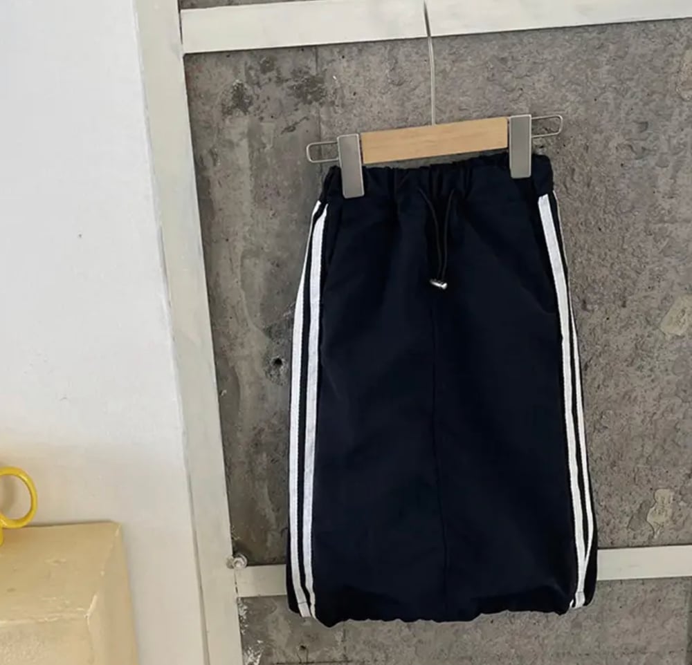 Image of Pinstripe Cargo Skirt