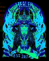 Healer Blue Witch Sticker