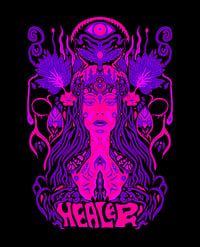 Healer Blacklight Sticker
