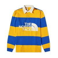 Image 1 of The North Face Rugby Shirt - Blue & Yellow