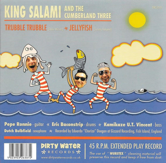 King Salami And The Cumberland Three* – Trubble Trubble / Jellyfish, 7" VINYL, NEW
