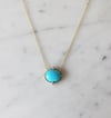 Victorian Turquoise Oval Necklace