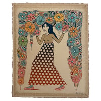 Image 1 of WILD WOMAN - hand painted print