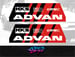 Image of Playseat Evolution/ Revolution Side Panel Livery Stickers Sim Drift ADVAN GTR