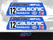 Image of Playseat Evolution/ Revolution Side Panel Livery Stickers Sim Drift CALSONIC Skyline GTR