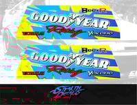 Image 1 of Playseat Evolution/ Revolution Side Panel Livery Stickers Sim Drift GOODYEAR Skyline