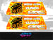 Image of Playseat Evolution/ Revolution Side Panel Livery Stickers Sim Drift TEAM ORANGE