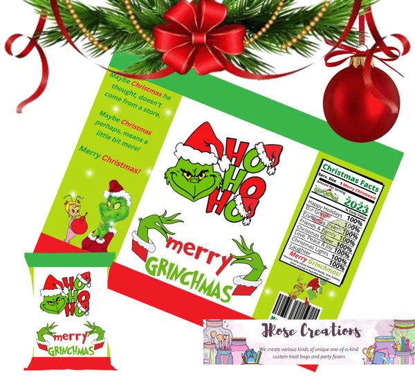 Image of Grinch HOHOHO Chip Bag