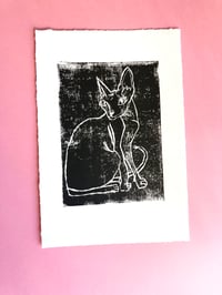 Chaos Linoprint - Black