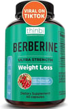 Berberine Supplement 1000mg Potent Botanical Capsules for Weight Management Support with Bitter Melo