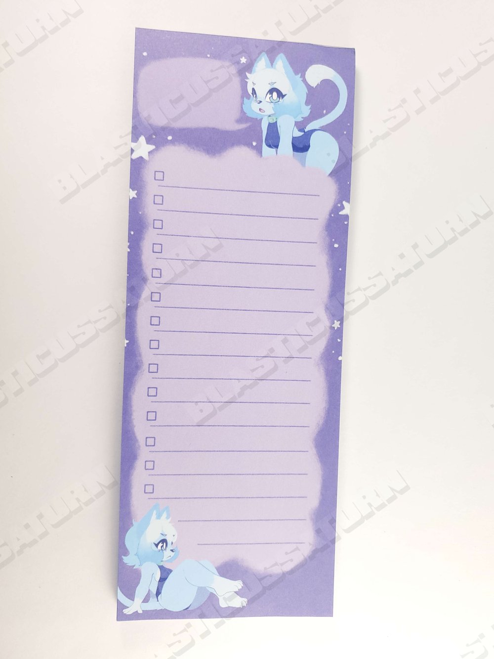 Midnight Snowfur - List Notepad