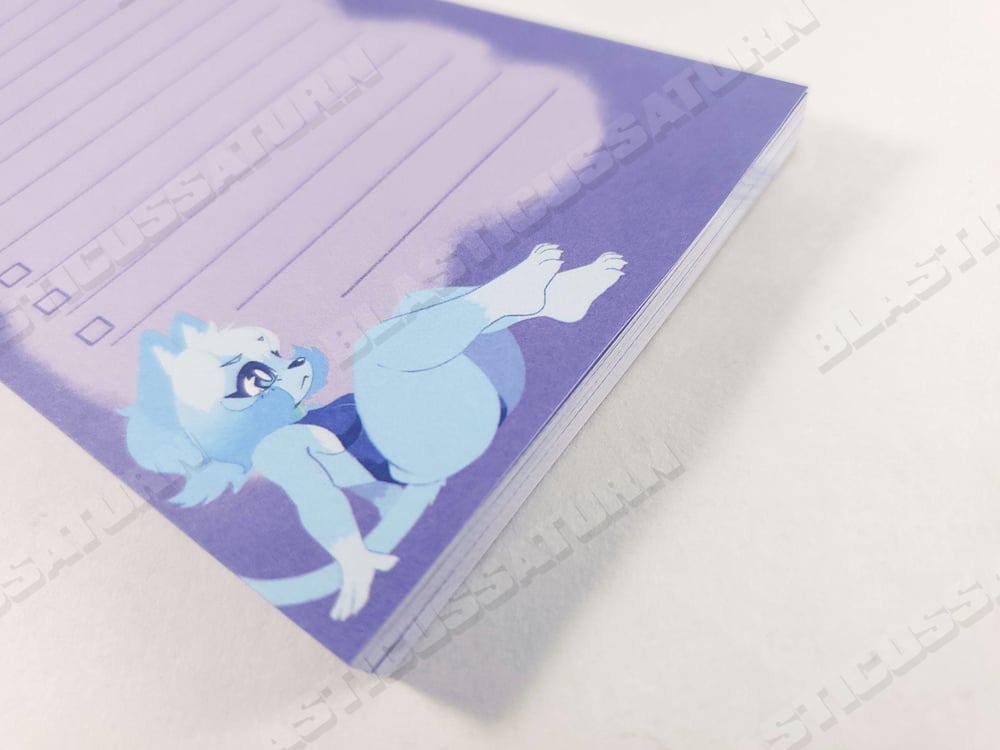 Midnight Snowfur - List Notepad