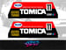 Image of Playseat Evolution/ Revolution Side Panel Livery Stickers Sim Drift TOMICA Skyline