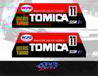 Image 1 of Playseat Evolution/ Revolution Side Panel Livery Stickers Sim Drift TOMICA Skyline