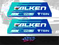 Image 1 of Playseat Evolution/ Revolution Side Panel Livery Stickers Sim Drift FALKEN