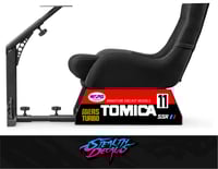 Image 2 of Playseat Evolution/ Revolution Side Panel Livery Stickers Sim Drift TOMICA Skyline
