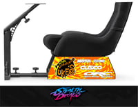 Image 2 of Playseat Evolution/ Revolution Side Panel Livery Stickers Sim Drift TEAM ORANGE