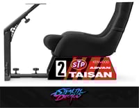 Image 2 of Playseat Evolution/ Revolution Side Panel Livery Stickers Sim Drift TAISAN Skyline GTR