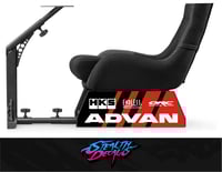 Image 2 of Playseat Evolution/ Revolution Side Panel Livery Stickers Sim Drift ADVAN GTR