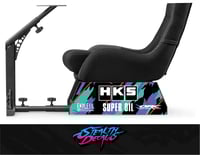Image 2 of Playseat Evolution/ Revolution Side Panel Livery Stickers Sim Drift HKS Skyline