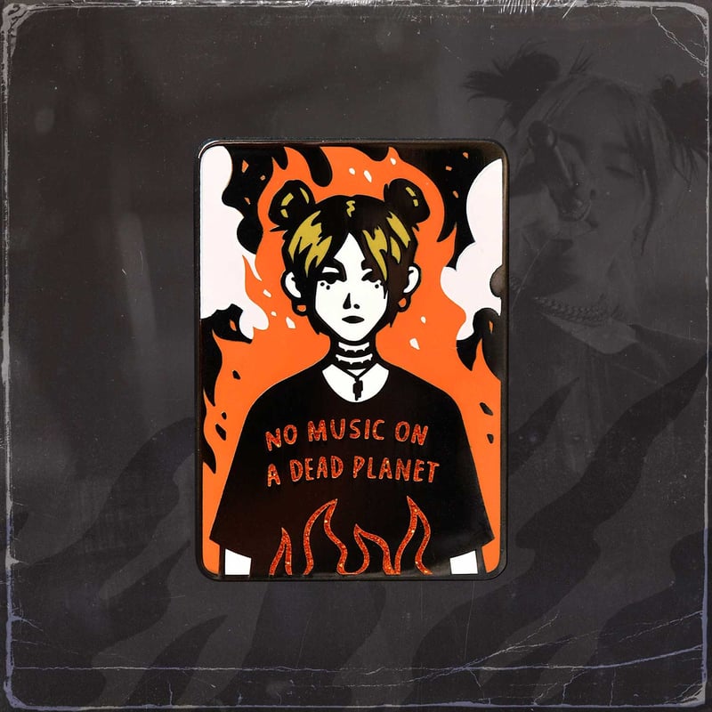 Pin: Girl on Fire Billie