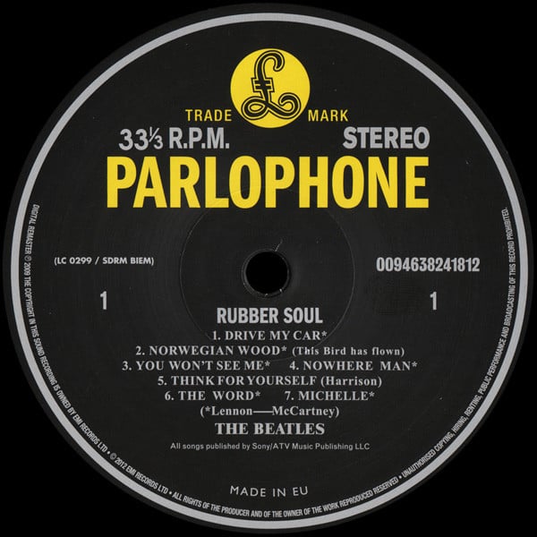 The Beatles – Rubber Soul, VINYL LP, NEW