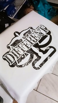 Image 3 of Black/White Paisley/Bandana Print "DIFFERENT"⚖️ Tshirt
