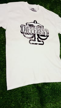 Image 4 of Black/White Paisley/Bandana Print "DIFFERENT"⚖️ Tshirt