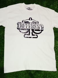 Image 5 of Black/White Paisley/Bandana Print "DIFFERENT"⚖️ Tshirt
