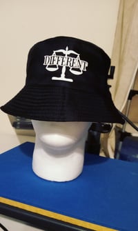 Image 1 of Black/White Reversible Paisley/Bandana Print "DIFFERENT"⚖️ Bucket Hat