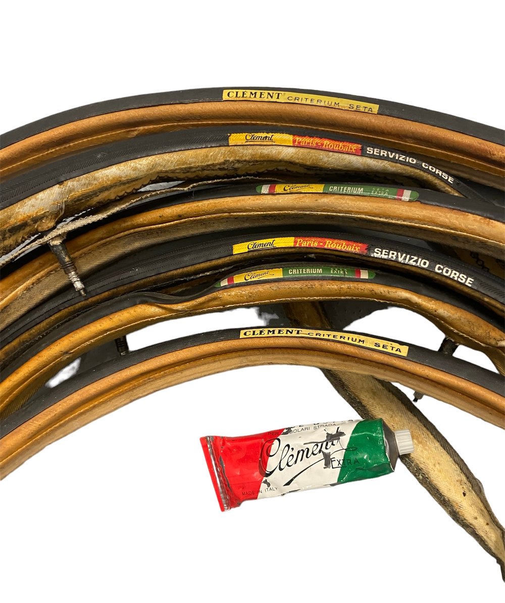 Clément 700c tubular bicycle tires