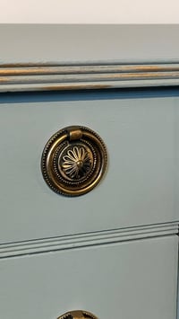 Image 2 of Duck egg blue sideboard with Glass top