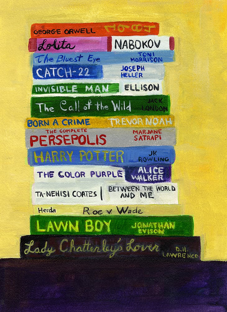 Image of Read Banned Books, #4. limited edition print