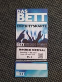 Ticket Rocken Festival  25.05.2024 Frankfurt im Das Bett