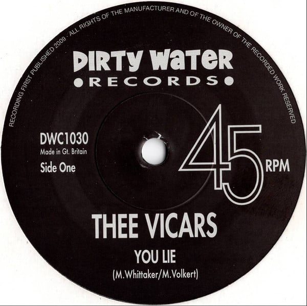 Thee Vicars – You Lie, 7" VINYL, NEW