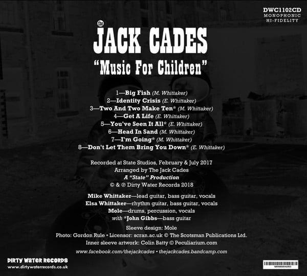 The Jack Cades – Music For Children, CD, NEW