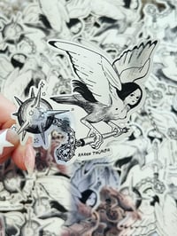 Image 2 of Harpy Mirror Silver Sticker