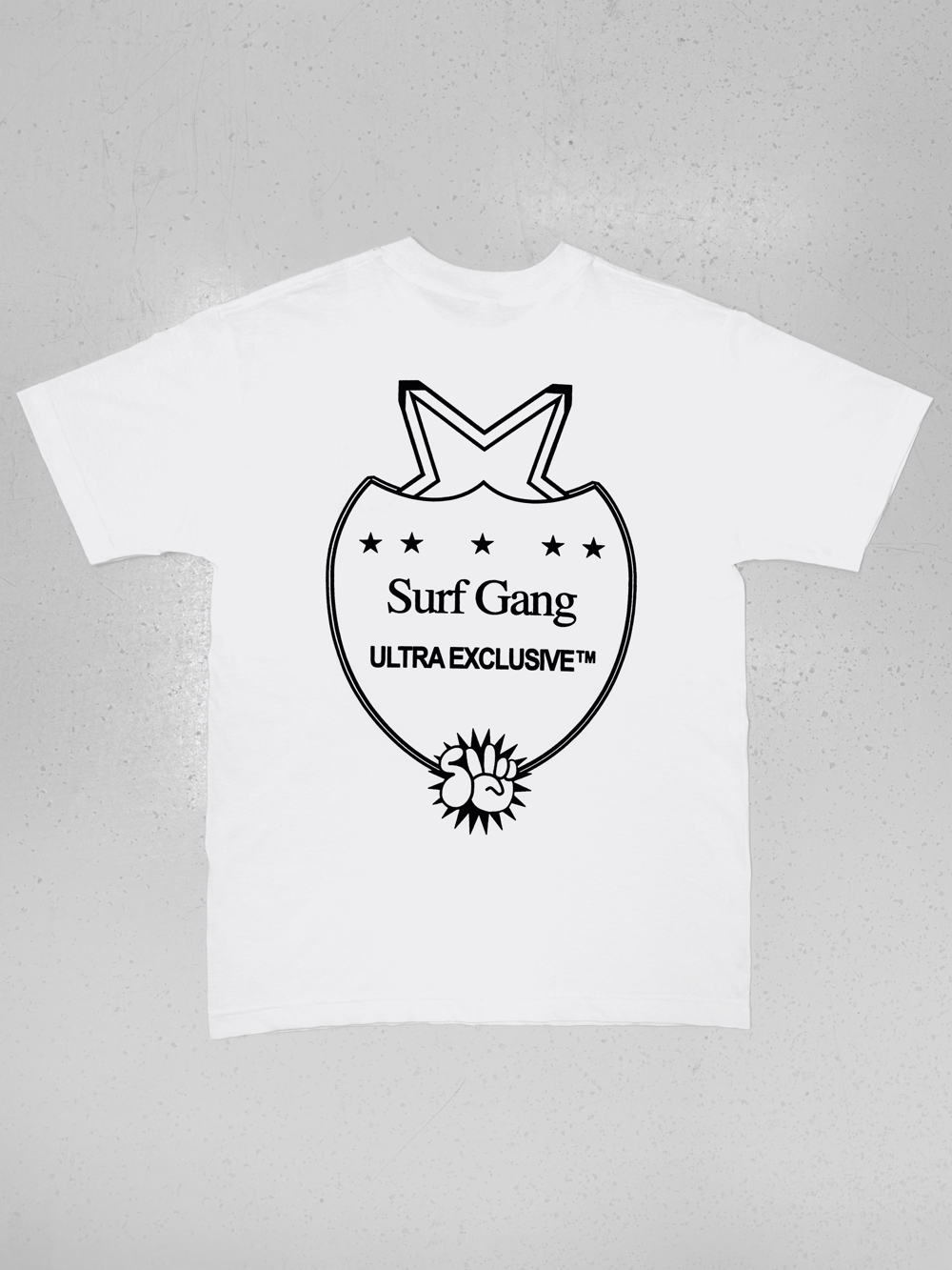 Surf Gang Relax Tee, White