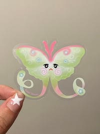Image 2 of Clear Moth Sticker