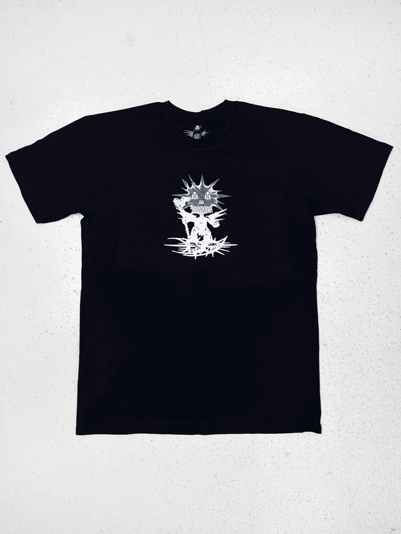 Drain Gang Chaos Tee, Black gloria